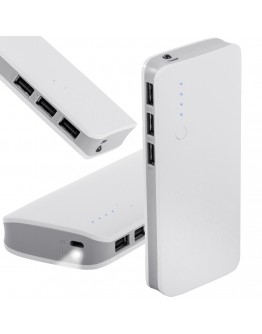 Външна батерия 10000mah 3x USB и LED фенерче